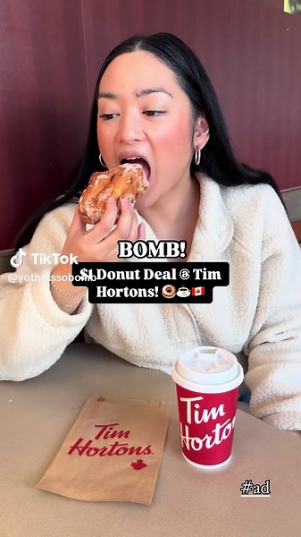 $1 Donut Deal at Tim Hortons - Don't Miss Out!