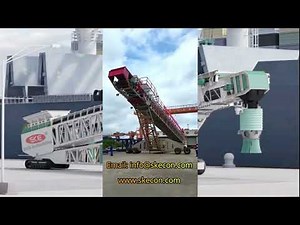 Mobile Shiploader, Radial Telescopic Ship Loader, Ship Loading Conveyor
