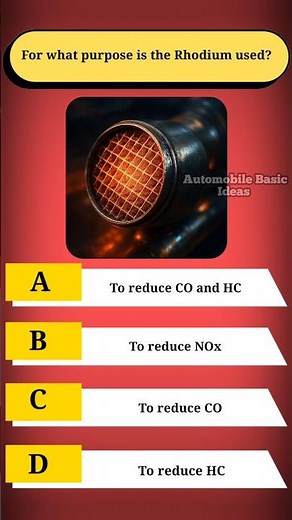 For what purpose is the Rhodium used?