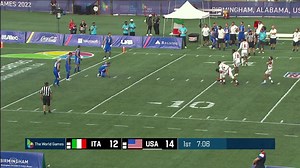 Darrell Doucette's shovel pass to Bruce Mapp helps USA regain lead