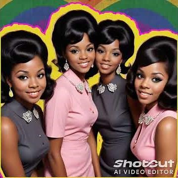 Ai Doowop surf girl group, on the summer shore, by the Party-Lites