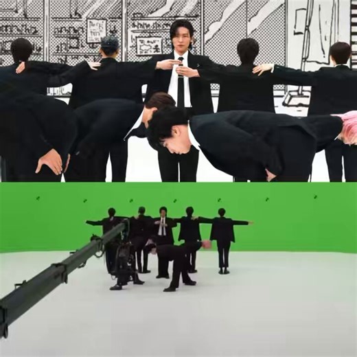 BANG!! 定点とダンプラ見比べると新たに気づくこと、たくさんあるなー✨️✨️✨️とにかく深澤さんの踊り方好きすぎる🙂‍↕️