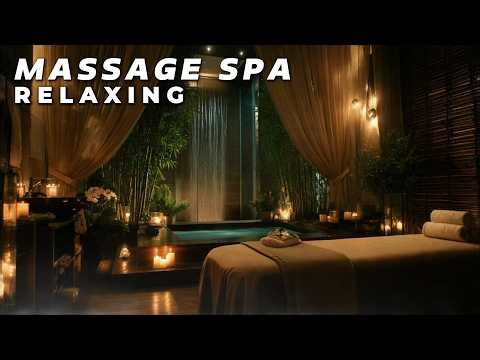 Massage Spa Music with Waterfall Ambience