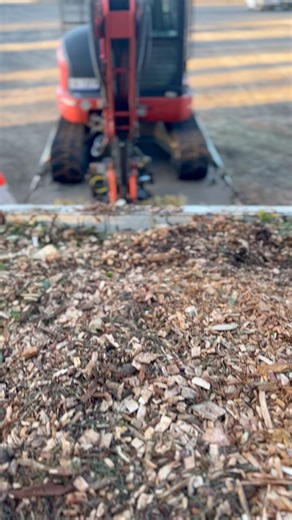 Got a big area that needs mulching? Don’t get a crook back carting hundreds of barrow loads across the yard! We’ve got a fleet of machinery that’ll get that mulch spread in no time. | Drouin Mulch Yard premium garden mulch | Facebook