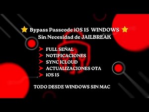 Bypass Passcode iPhone 8/8 Plus iOS 15 todo desde WINDOWS AndroBypass Ramdisk | AndroBypass