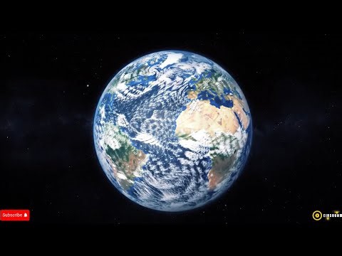 Dreamy 3D Earth Hologram Visuals with Peaceful Instrumental Music for Work