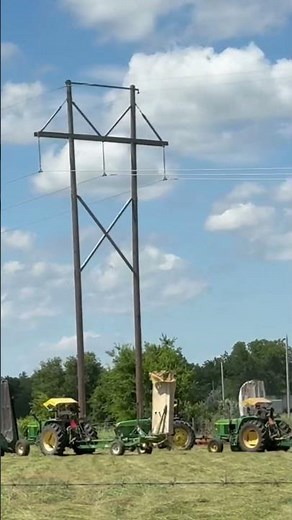 Amish Farmers Mowing Our Hay! #amish #farming #hay #walkerfarmfam