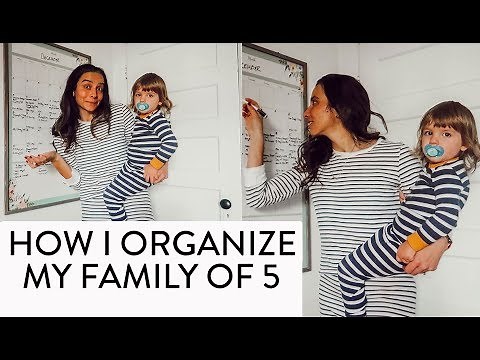 HOW TO KEEP A FAMILY OF 5 ORGANIZED | Tips for How to Organize Your Family