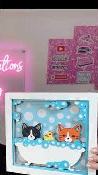 Easy 3D Shadow Box for Beginners! ✂️ #shorts