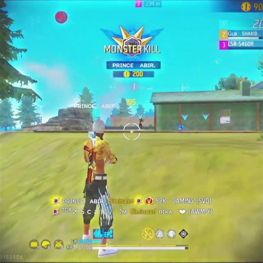 v batch youtuber free fire #freefirelive #shorts #shortsfeed #prince atp