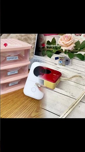 #Label all your #study #supplies with this easy-to-use #phomemo mini #labelmaker