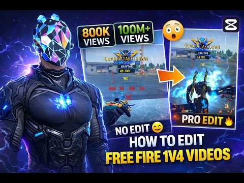 How To Edit Free Fire Video in Capcut || High Quality Editing Tutorial