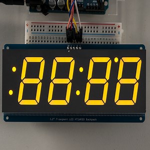 Adafruit 1.2' 4-Digit 7-Segment Display w/I2C Backpack - Yellow [ada-1269]