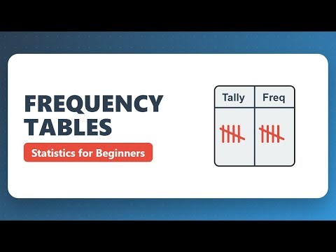 Frequency Tables Explained | Statistics for Beginners