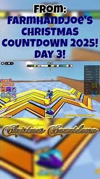 Parkour with Bike | FarmHandJoe's Christmas Countdown #shorts #roblox #bikeofhell