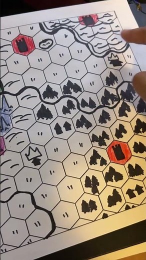 Hex Crawl Map #worldbuilding #dndmap #hexmap