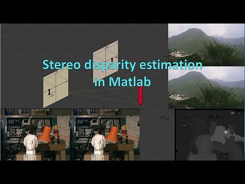 Stereo Disparity estimation in Matlab