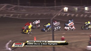 ** POWRi Micros A-Main Highlights from Macon Speedway** POWRi Speedway Motors Micros A-Main Highlights from Macon Speedway during night #4 of Illinois Speed Week 6-11-16 | POWRi
