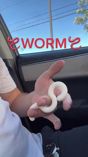 Bricks, meet worms 🤝 #fyp #foryou #worrybricks #worms #wormtoy #toys #fidgettoys #flowarts #penspinning #edc