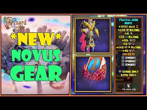 Wizard101: *NEW* Novus Gear! Everything You Need To Know About it!