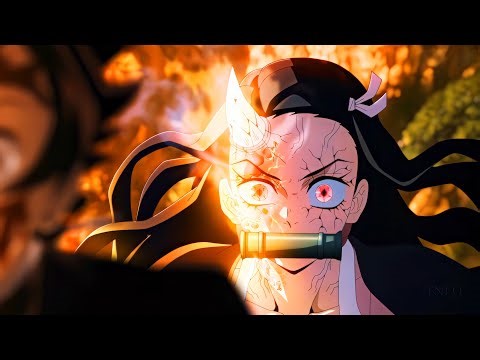 THIS IS 4K ANIME (Nezuko Burns in the Sunlight) Demon Slayer Episode 11