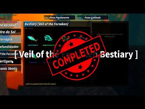 HOW TO COMPLETE VEIL OF THE FORSAKEN BESTIARY IN FISCH ROBLOX (FULL GUIDE)