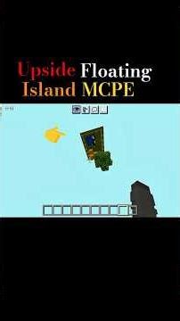 Floating Island In MCPE 😶‍🌫️ #Minecraft #birdtrend