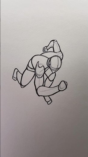 How to Draw a Running Pose ⭐️Tutorial⭐️ #art #artist #tutorial #howtodraw #drawing #run #running