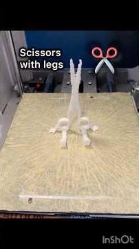 Scissors with legs #guys3d #3dprinting
