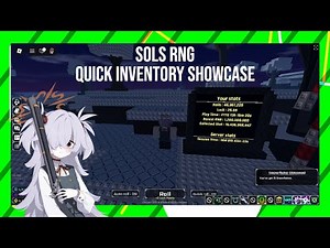QUICK INVENTORY SHOWCASE ON ROBLOX SOLS RNG [SUBTITLE]