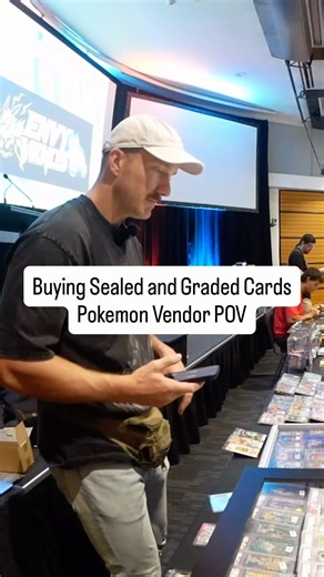 Buy Pokemon Sealed and Graded Cards🤝 #vendorpov #pokemonvendor #pokemon #pokemoncards