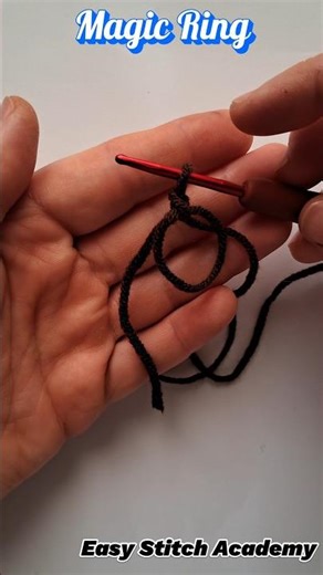 Finally! An EASY Magic Ring for toys 🧶🌼 #amigurumi