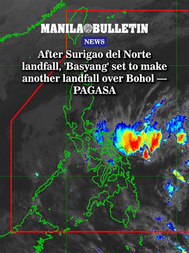 Tropical Storm Basyang Approaches Bohol: PAGASA Update