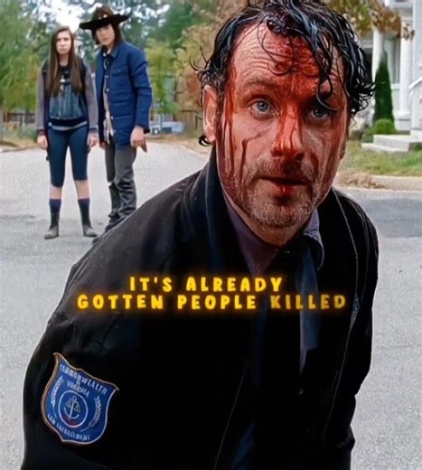Michonne Knocks Rick Out | The Walking Dead #shorts