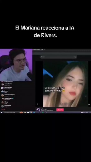 Reacciones de El Mariana a Rivers Cantando