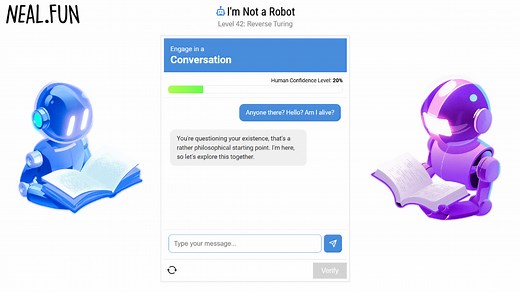 How to beat level 42 of I'm Not a Robot - Reverse Turing