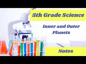 Inner and Outer Planets // 5th grade scienc eonline lesson