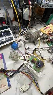 How to check Electrolux inverter washing machine errors.