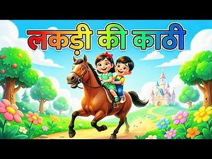 Lakdi Ki Kathi l लकड़ी की काठी l Hindi Nursery Rhymes & Kids Song l Animated Song by AV Kids India
