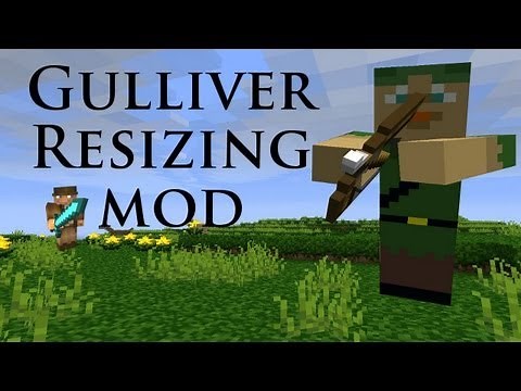 Gulliver Resizing Mod MC 1.5.2 - How to Install & Spotlight