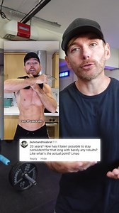 I can’t tell if this is a guy trolling me or not. Someone asked how I have managed to exercise consistently for 20 years even though I get “barely any results”. So I want to talk about it. | Ben Carpenter