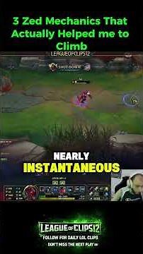 Master these 3 Zed mechanics #leagueoflegends #zed