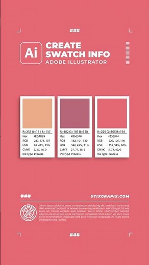 Get Color Code Automatically in Adobe Illustrator