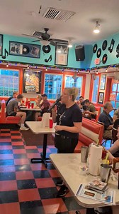 195K views · 3.4K reactions | Kelly singing a Christmas tune during our Christmas in July celebration!!!❤️❤️ | Mel's Hard Luck Diner | Facebook