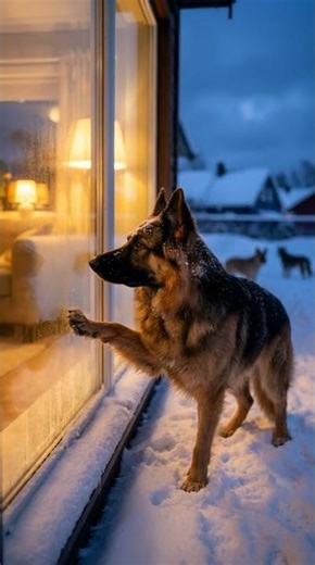 The Herding Dog Looked Sadly Through the Window — Waiting to Belong🏠🐕