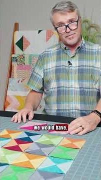 How to Cut Quarter Square Triangles ✂️⏳