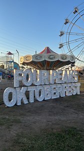 Day 2 of Four Peaks Brewing Oktoberfest! Come hang out, drink delicious beer, enjoy the rides & dig in on the food 🍻🥨🌭🎡 #fourpeaksbrewingoktoberfest #tempearizona #tempeaz #arizona #arizonalife #arizonaadventures #foodie #eventsnearme #visitarizona #localbrewery #localbeer #germanbeer #oktoberfest #fallfestivals #tempesistercities #carnivalrides | Four Peaks Oktoberfest at Tempe Town Lake