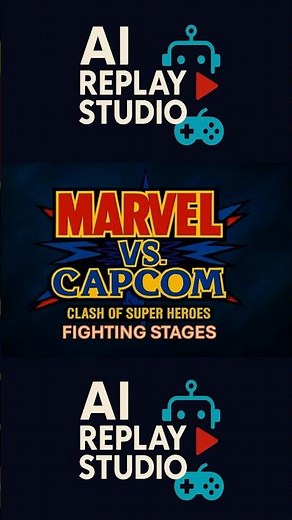 MARVEL VS CAPCOM - CLASH OF SUPER HEROES - CENÁRIOS REMASTERIZADOS / FIGHTING STAGES