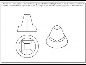 Example 39 on Isometric Projections