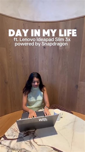Jahnavi Shah on Instagram: "#LenovoPartner Spend a working weekend in my life featuring my constant from the past 7 years my @lenovo laptop